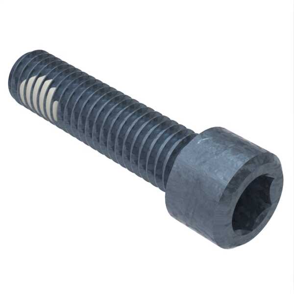 Picture of Brighton Best 015053 #6-32X1/4",(Ft) Socket Head Cap Screws Coarse Alloy Nylon-Patch Thermal Black Oxide